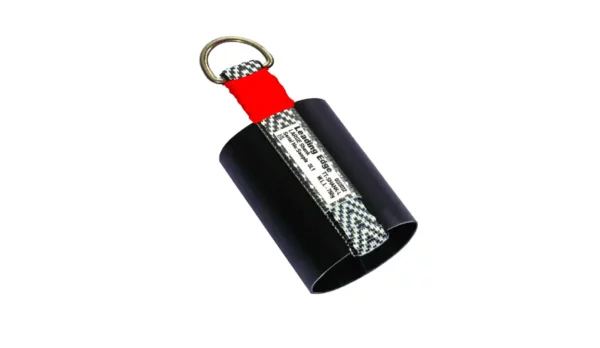 Shank Tether for tool tethering. Black with red tag and connector