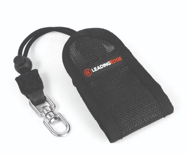 Radio Holster & Holders in black. Securely attaches to your harness when working at height