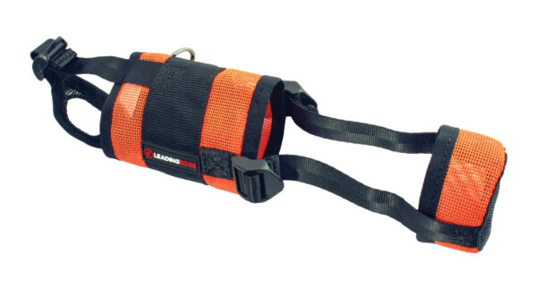 Leading edge Spray Can Holster in orange and black