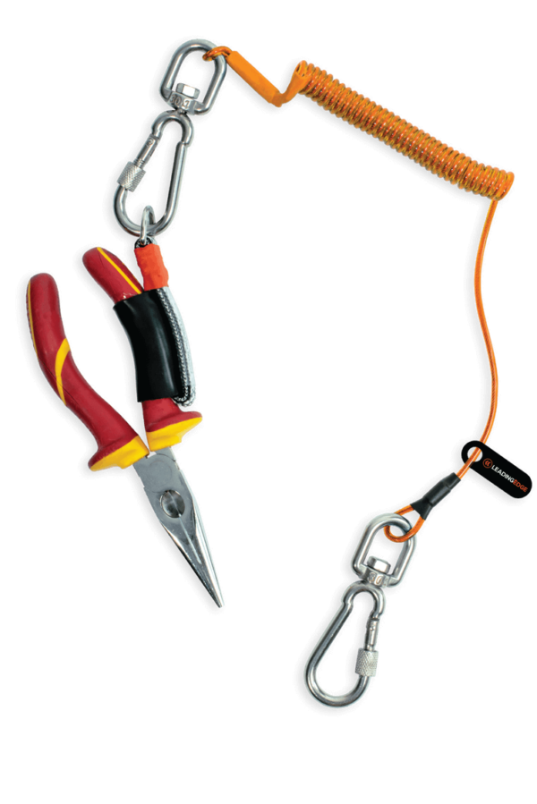 Tool tethering lanyard