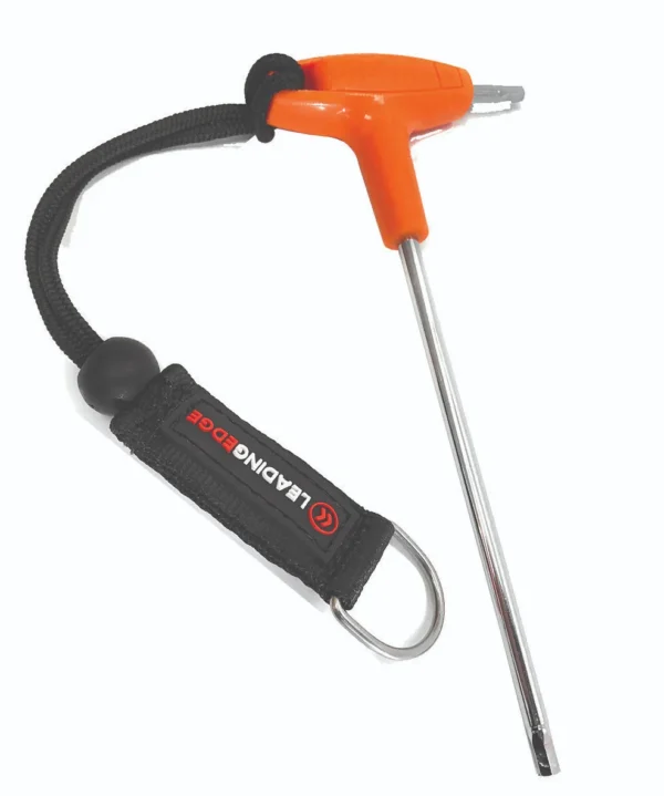 Leading Edge Bayonet Tool Tether in Black.