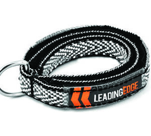 Triple-Lock Tether for waisted and captive tool handles, in black grey and orange.