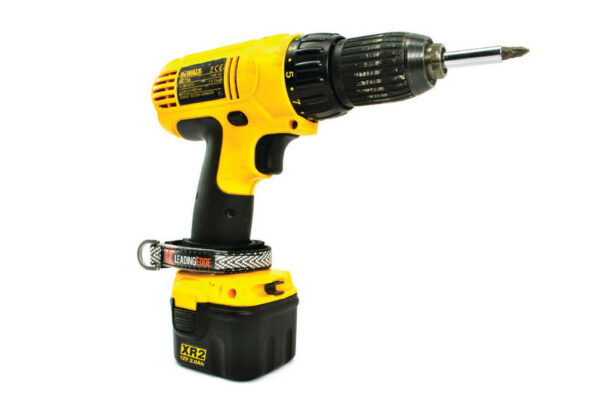 Triple-Lock Tether on power drill