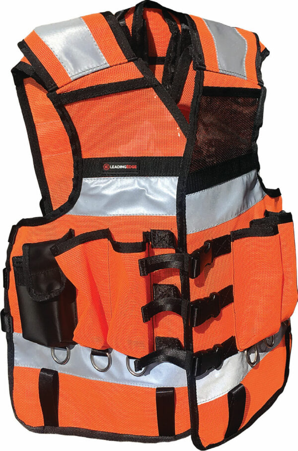 Fall Arrest Jacket / Vest Harnesses / Tool Tethering Safety Vest in orange
