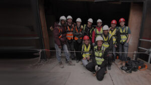 work at height safety instructor on training session