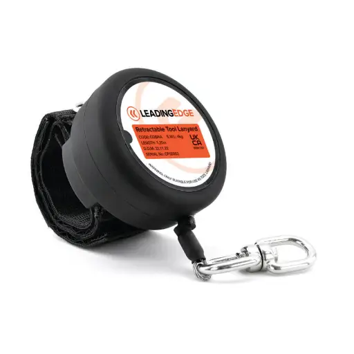 Cobra MKII Retractable Lanyard with wrist strap for working safely at height