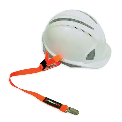 Lanyard used to tether hard hats