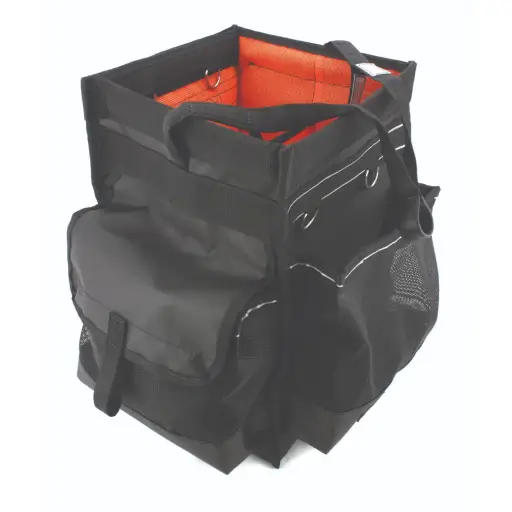 pro aerial bucket tool bag, black