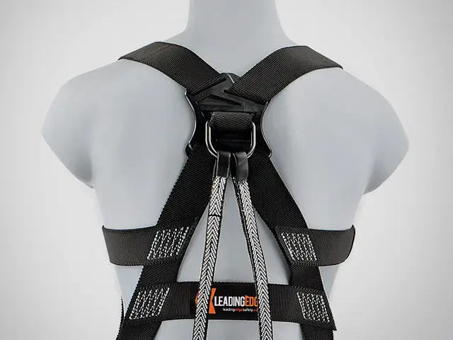 leading edge fall arrest harness