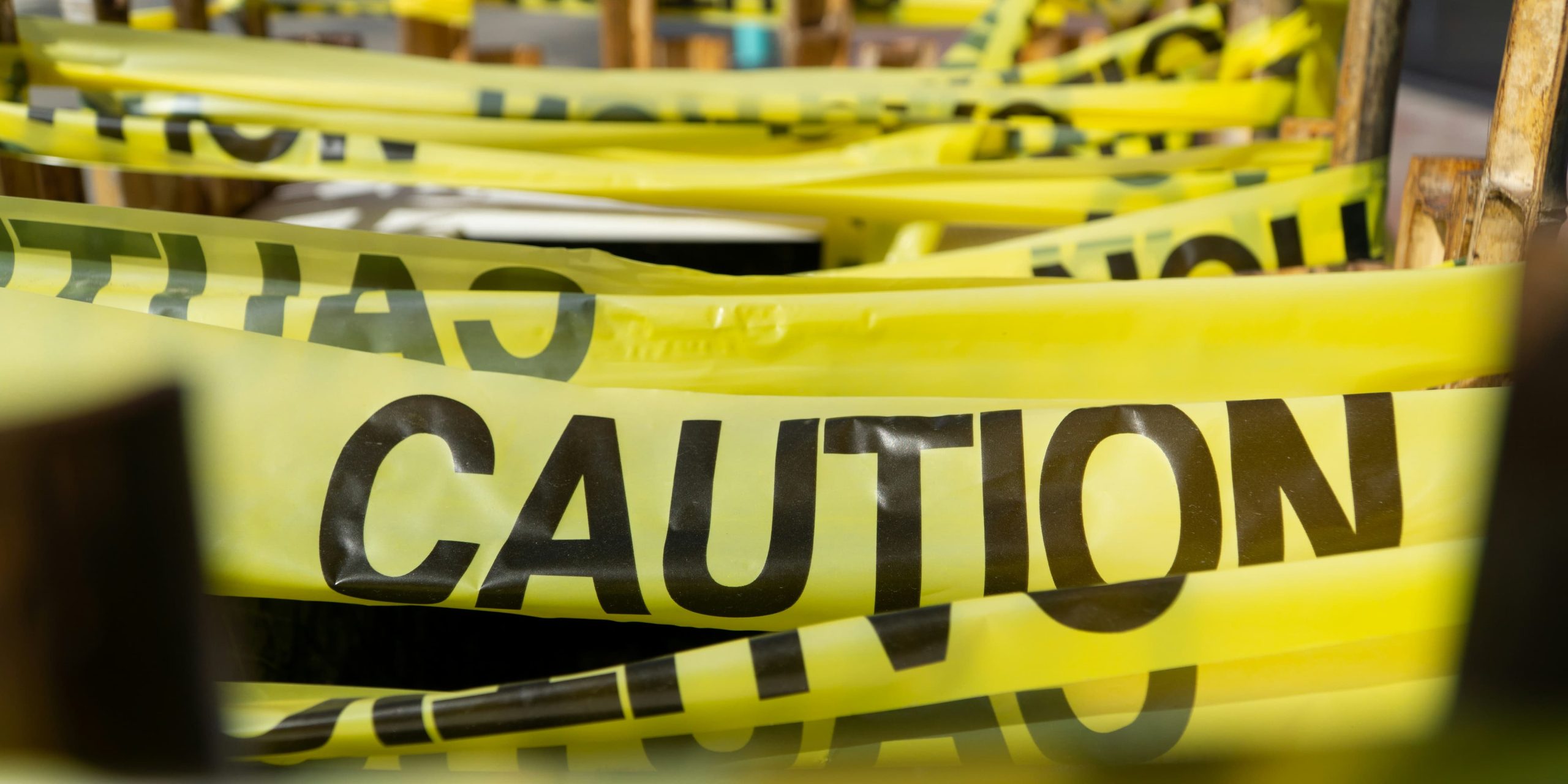 WAH yellow Caution tape