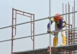 Man working at height