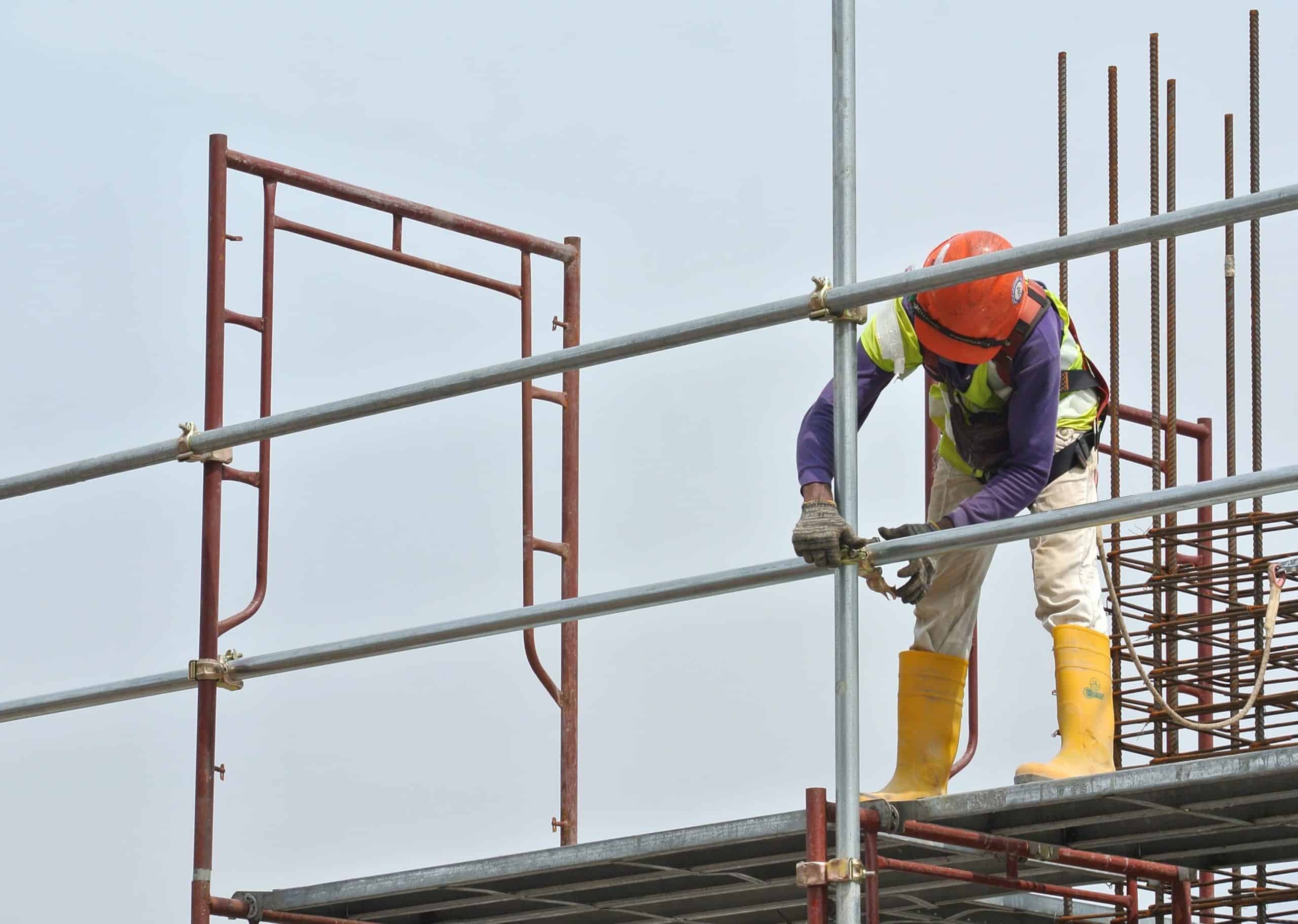 Man working at height