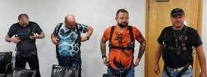 Males wearing harness at Leading Edge Training Course