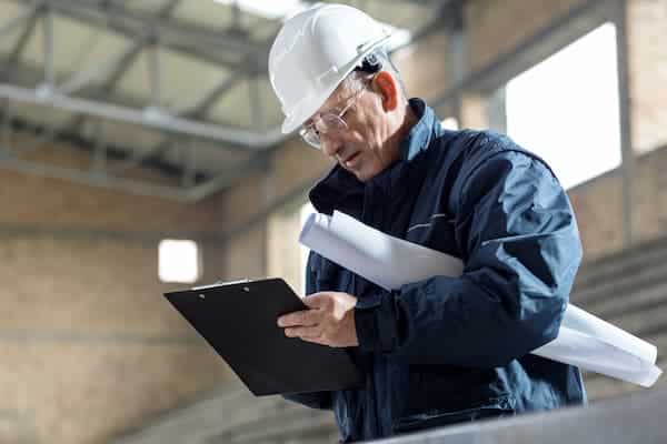 site manager completing rescue plan