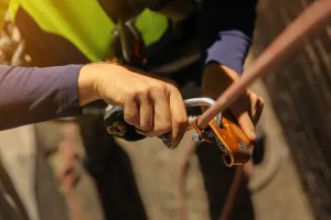 work at height anchor connection